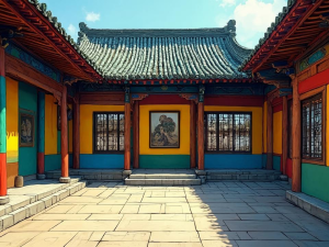 灰色的天空蛋仔派对庄园